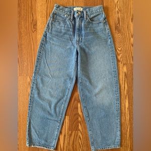 Madewell Balloon jeans in Datewood Wash